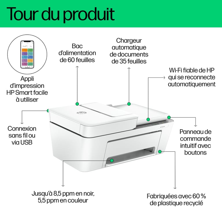 Imprimante jet d'encre Smart Tank Plus 7006 - vue 6