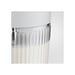 Carafe à lait JURA 24313 0,5 L verre strié couvercle inox pivotant 2 adaptateurs silicone Blanc