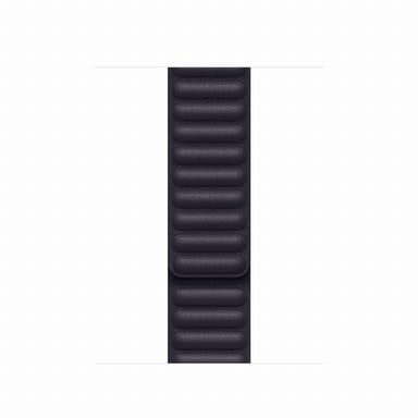 Bracelet à maillons cuir pour Apple Watch 41 mm - M/L - Minuit