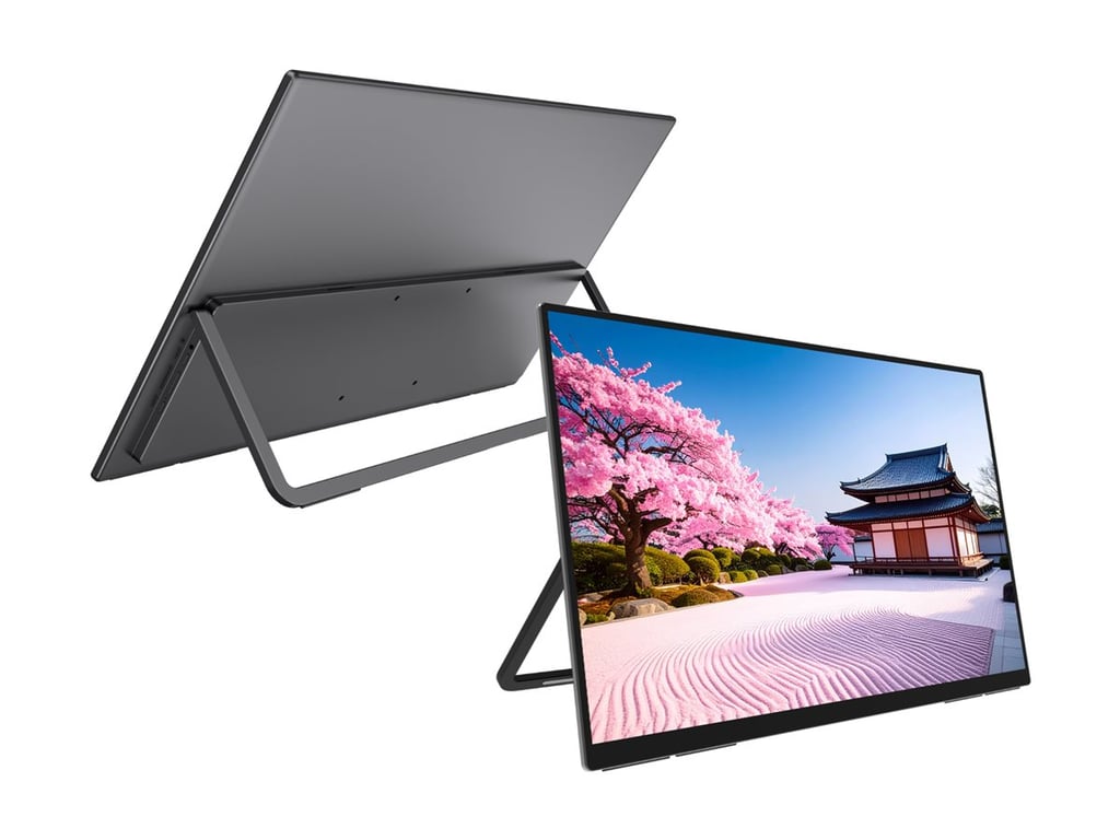 Ecran PC Portable JAPANNEXT 23.8 IPS Full HD 1920x1080 JN MD IPS238F C6 - vue 3