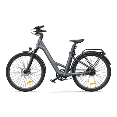 VéLo Électrique PVY AIR28 Pro | Vitesse Max 25 km/h | Autonomie 80 km | Moteur 250W | Batterie 36V 9.6Ah | Pneus 27.5 Pouces | Gris