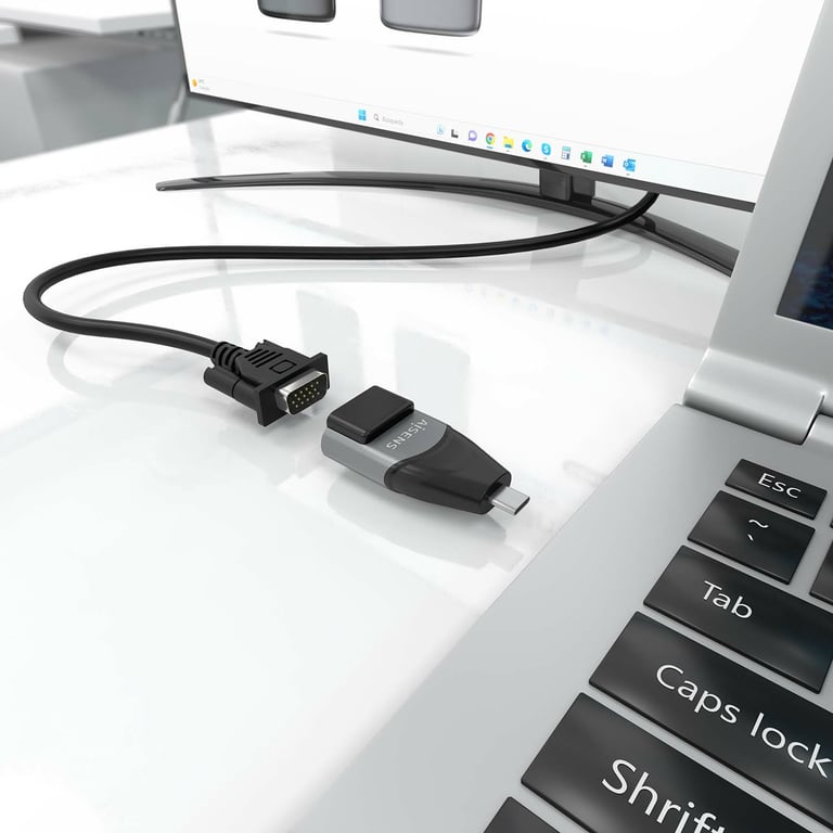 AISENS A109 0863 changeur de genre de câble VGA USB C Neuf - vue 4