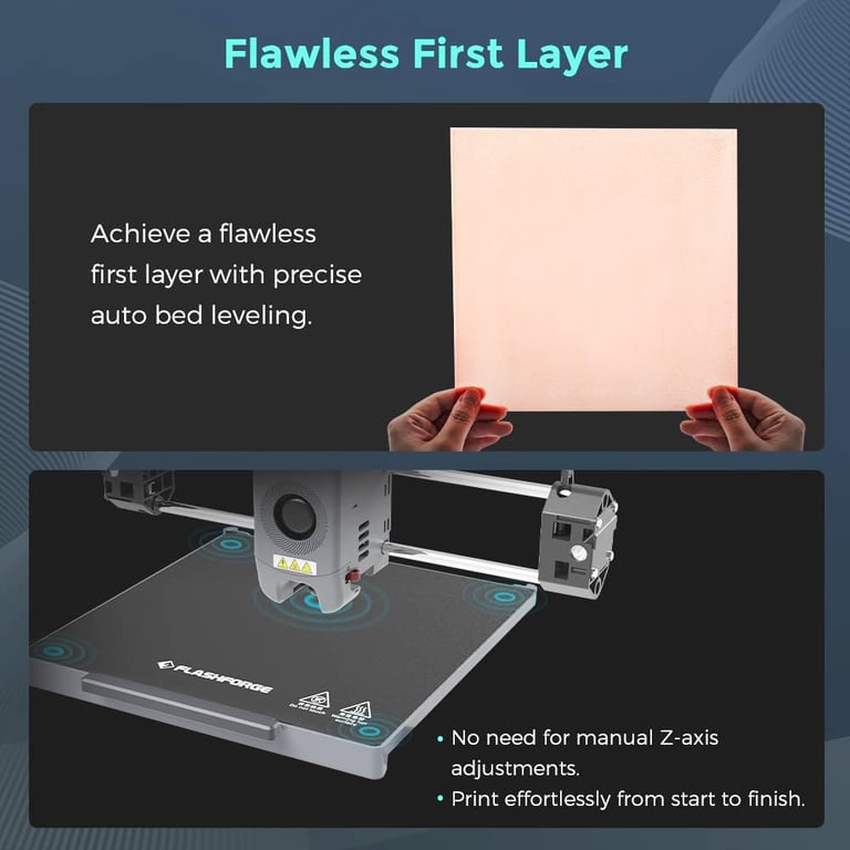 Flashforge Adventurer 5M Pro Imprimante 3D Nivellement Automatique Vitesse d'Impression Maximale de 600 mm/ Surveillance par Caméra Volume d'Impression de 220x220x220 mm. Neuf - vue 2