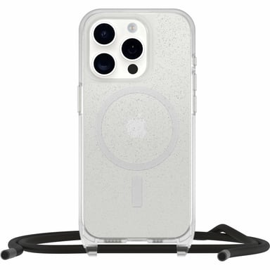 Collana MagSafe OtterBox React Series per iPhone 15 Pro, Stardust (Clear Glitter) Apple iPhone 15 Pro