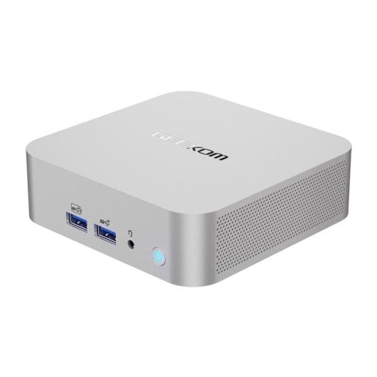 Mini PC GEEKOM A8 AMD Ryzen 9 8945HS 1TB SSD Radeon Windows 11 Pro - vue 2