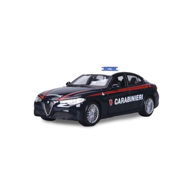 BBURAGO Alfa Romeo Giulia Carabinieri 1/24 Modèle réduit de voiture de police Pré-assemblé 1:24