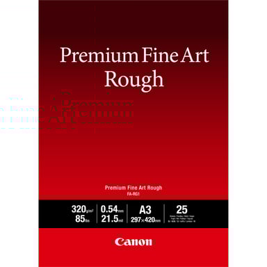 Canon FA-RG1 Papel Premium Textured Fine Art A3+, 25 hojas