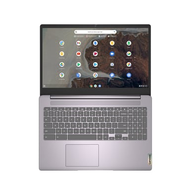 Lenovo IdeaPad 3 Chrome 15IJL6 Intel® Pentium® Silver N6000 Chromebook 39,6 cm (15.6'') Full HD 8 Go LPDDR4x-SDRAM 128 Go eMMC Wi-Fi 6 (802.11ax) ChromeOS Allemand Gris