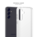 Coque hybride invisible fabriqué avec 83% de plastique recyclé pour Samsung Galaxy S26+ 5G, Transparente