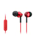 Sony MDR-EX110AP Auriculares con cable para llamadas/música Rojo