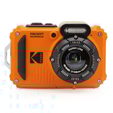 KODAK Pixpro - WPZ2 - Appareil Photo Numérique Compact 16MPixels Etanche et anti-choc - Orange
