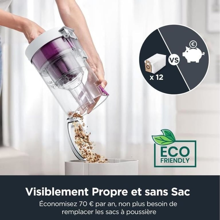 Aspirateur Robot Laveur EUREKA E10S 4000 Pa 180 min 200 ml - vue 3