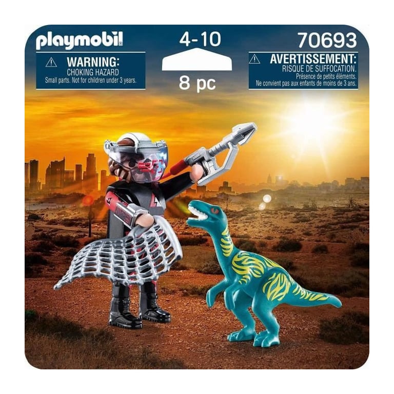PLAYMOBIL - 70693 - PLAYMOBIL Duo Braconnier velociraptor - Neuf