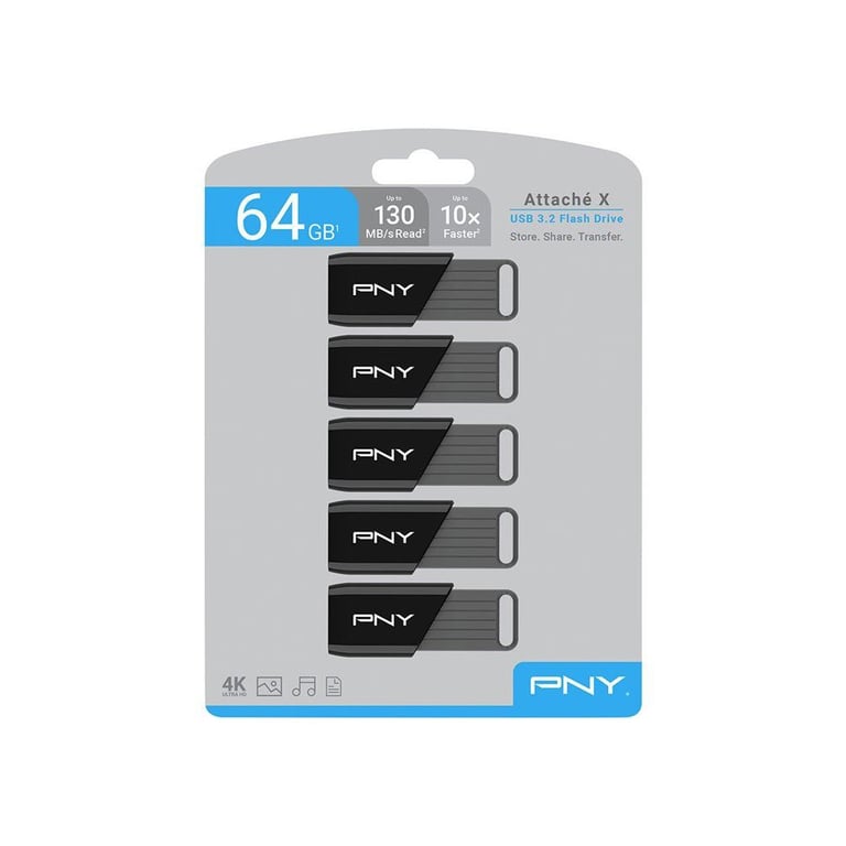 PNY Attaché X lecteur USB flash USB Type A 3.2 Gen 1 3.1 Gen 1 - vue 4