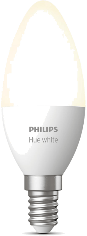 PHILIPS Hue White - Ampoule LED connectée flamme E14 - 5,5W - Compatible Bluetooth