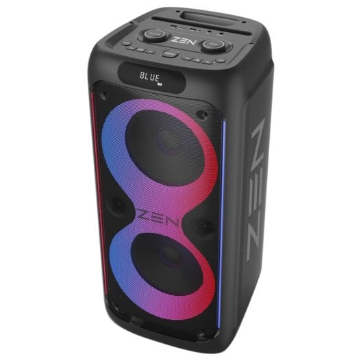 Enceinte Portable Bluetooth Rings – 600W PMPO, LED RGB, Microphone - vue 2