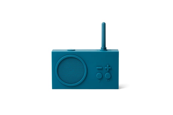 LEXON - Radio FM y Altavoz Bluetooth 3W - TYKHO 3 (AZUL OSCURO)