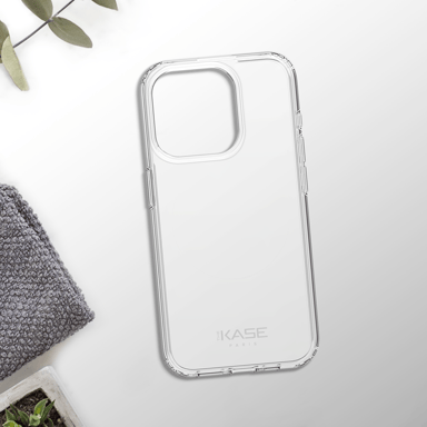 Guscio ibrido invisibile per Apple iPhone 15 Pro, trasparente