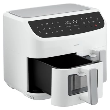 MEDION LIFE P20 Double 8,7 L 2600 W Friteuse d'air chaud Blanc