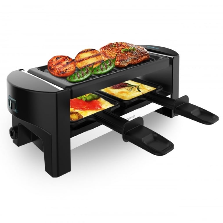 Raclette Cecotec Cheese&Grill 3200 Pocket – 320 W, 2 Personnes, Plaque Antiadhésive - vue 2