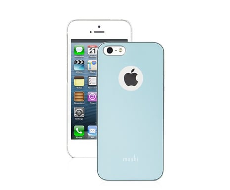 Moshi iGlaze coque de protection pour téléphones portables Housse Bleu Apple iPhone 5
