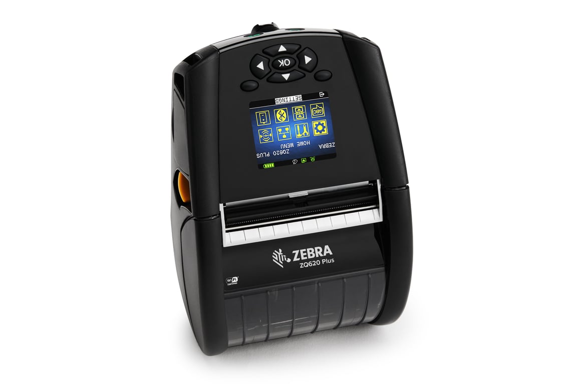 Zebra ZQ620 Plus imprimante pour étiquettes Thermique directe 203 x 203 DPI 115 mmsec Avec fil &sans fil Bluetooth Neuf