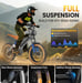 Vélo tout-terrain électrique M20 20 pouces avec batterie 48 V 18,2 Ah
