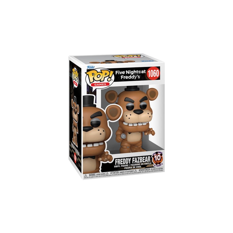 Figurine FNAF Freddy Fazbear Pop 10cm - vue 3