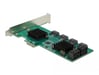 DeLOCK SATA Tarjeta PCI Express x1 de 8 puertos - Factor de forma de perfil bajo