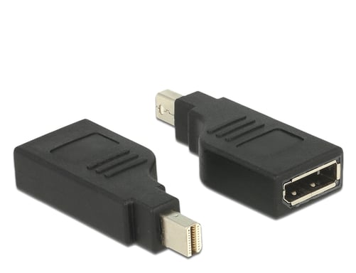 DeLOCK 65626 adattatore per inversione del genere dei cavi Mini DisplayPort DisplayPort Nero (Delock Adapter mini Displayport 1.2 ma)