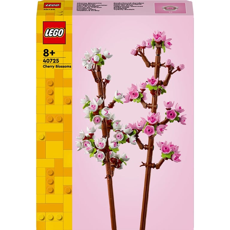 Set De Construction Décoratif Lego 40725 Cherry Blossoms 430 Pièces Rose Pâle/Rose Foncé/Blanc - Excellent État