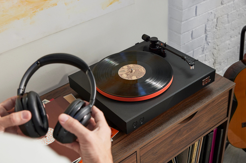 JBL Spinner BT Lettore di dischi a cinghia Nero, Arancione