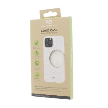 Cover protettiva ''buona'' per iPhone 11 Pro, bianca