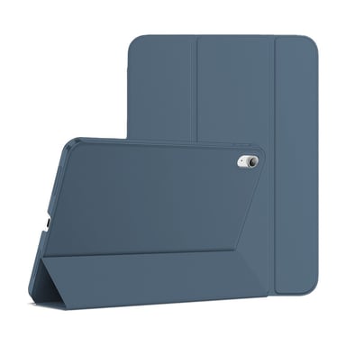 EVETANE Smart Cover per iPad Mini (2021) di 6a generazione blu con patta e supporto