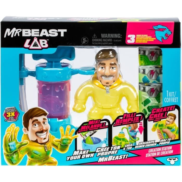 Kit de création MRBEAST LAB Heroes of Goo Jit Zu Pompe incluse Figurine personnalisable Accessoires fournis - vue 5