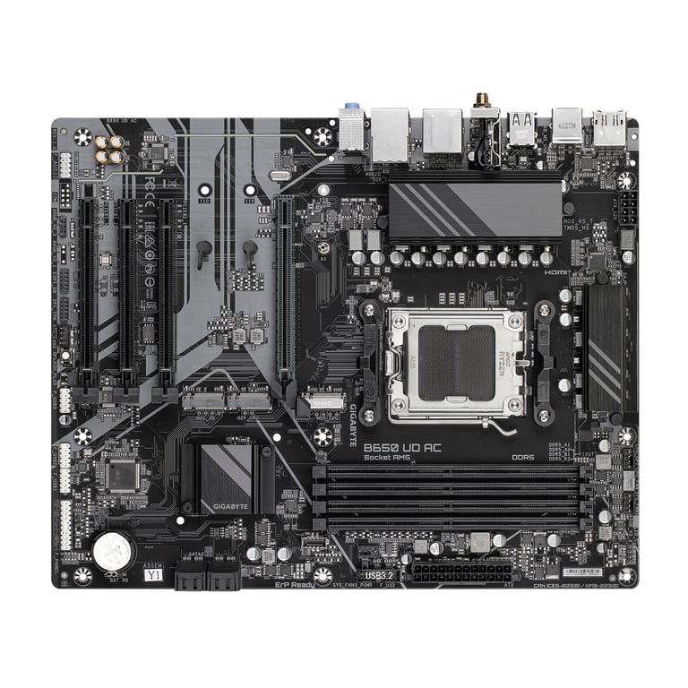 Carte mère GIGABYTE B650 UD AC Socket AM5 Wifi 6 DDR5 SDRAM ATX - vue 8