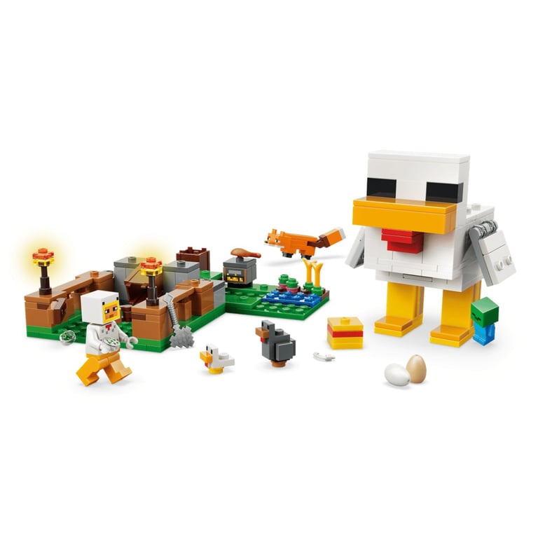 LEGO Minecraft La Ferme à Poulet 21585 - vue 5