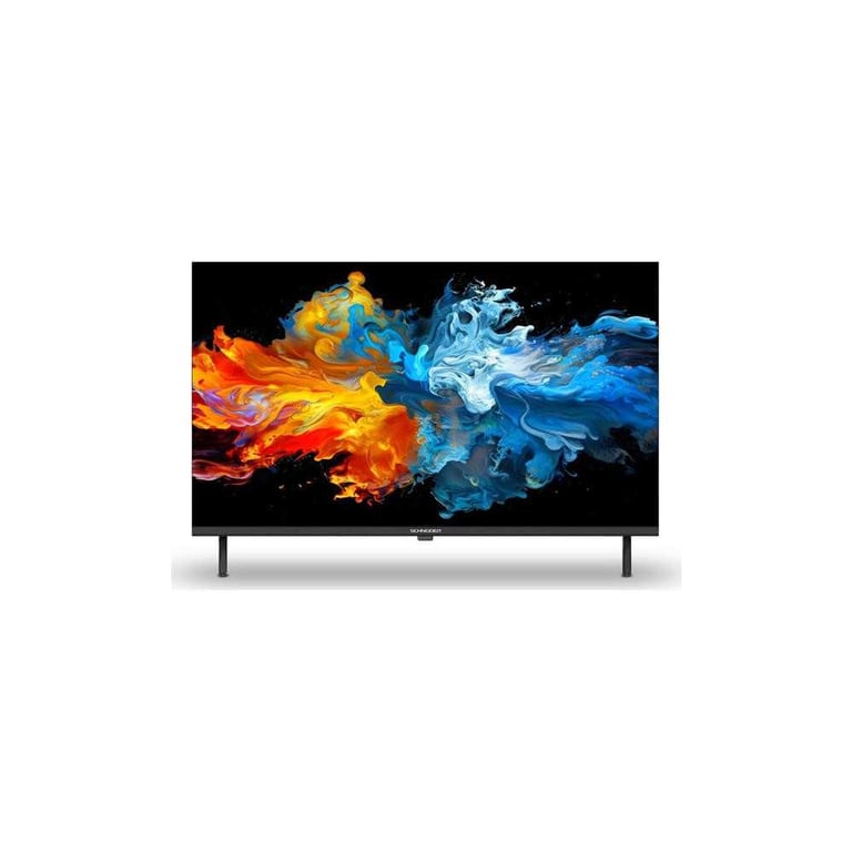 Téléviseur LED Schneider 32A3 32  (80 cm) HD 1366x768 Direct LED 3xHDMI 2xUSB Sans bord Noir - Neuf