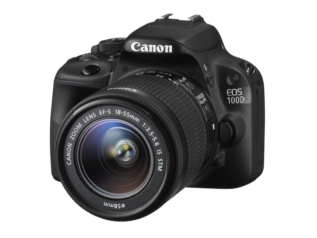 Canon Eos 100D + Ef-S 18-55Mm Kit D'Appareil-Photo Slr 18 Mp Cmos 5184 X 3456 Pixels Noir - Excellent État