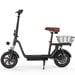 Trottinette Elettrica i12 | Motore 500W | Batteria 36V 7.5Ah | Pnei da 12 PolliciT| Velocità Massima 25 km/h | Autonomia 30-35 km | Nero