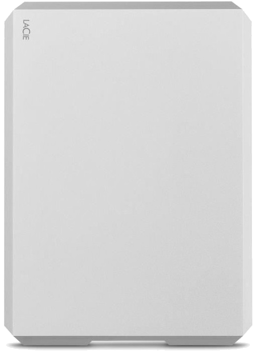 Disque Dur Externe LaCie Mobile Drive Moon Silver - 4To - USB-C/USB3.0
