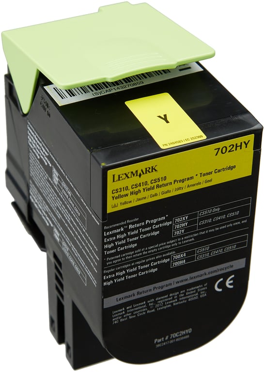 Lexmark Jaune 70C2HY0 - vue 4