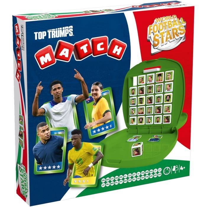 Top Trumps Jeu de Football Plus 2 Joueurs Jeu Plateau Logique Joueurs célèbres pour passionnés et Fans de Foot - vue 3