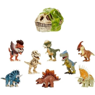L.O.L. Surprise! GrossMos - Tête de dinosaure géante - Découvre tes mini dinosaures dans le slime - 4 modèles à collectionner - Aléatoire