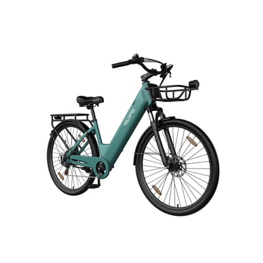 Vélo électrique urbain VELOPRO C1 PRO 28'' avec moteur 250 W et batterie 36 V 18 Ah - Bleu foncé