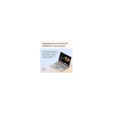 Microsoft Surface Laptop 13'' Copilot+ PC Qualcomm Snapdragon Laptop 33 cm (13'') Touchscreen 16 GB LPDDR5x-SDRAM 512 GB SSD Wi-Fi 7 (802.11be) Windows 11 Home Platinum