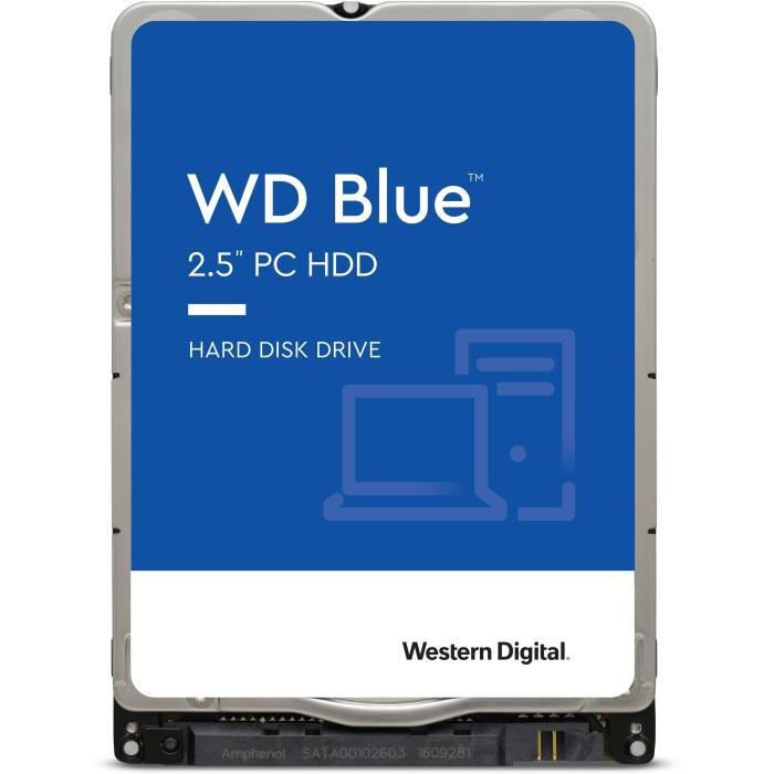 Western Digital BLUE 2 TB 2.5  2000 Go Série ATA III - Neuf