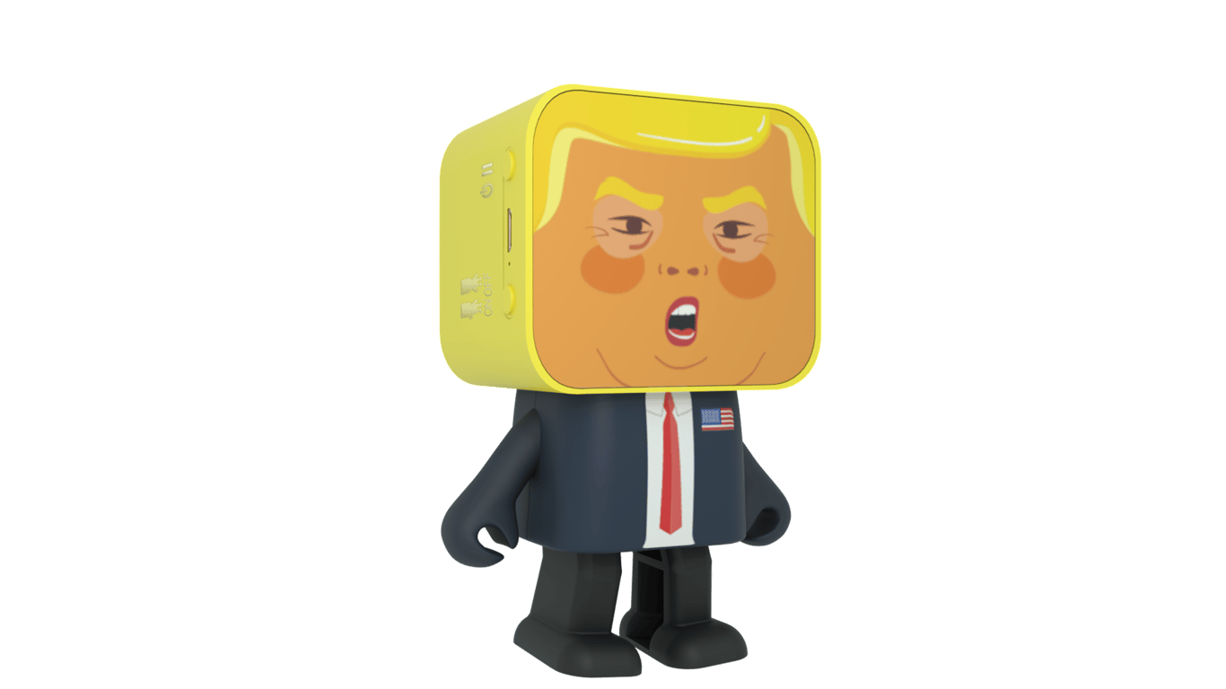Dancing President speaker - Trump 
Enceinte Dancing President - Trump
