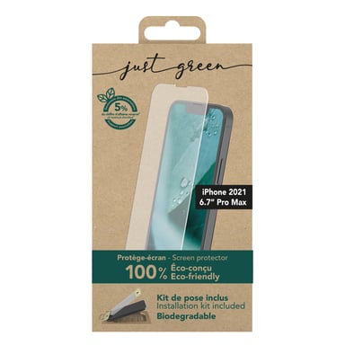 Pellicola protettiva per iPhone 13 Pro / 14 Plus in vetro temperato 9H