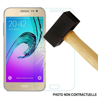 Film verre trempé compatible Samsung Galaxy J1 2016